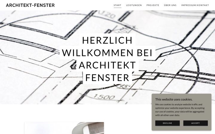 Skjermbilde av architekt-fenster.de