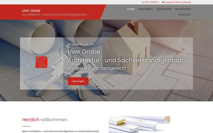 Skjermbilde av architekt-grabe.de