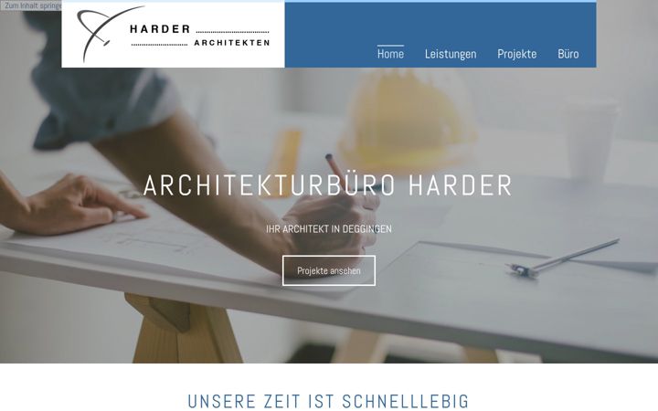 Skjermbilde av architekt-harder.de