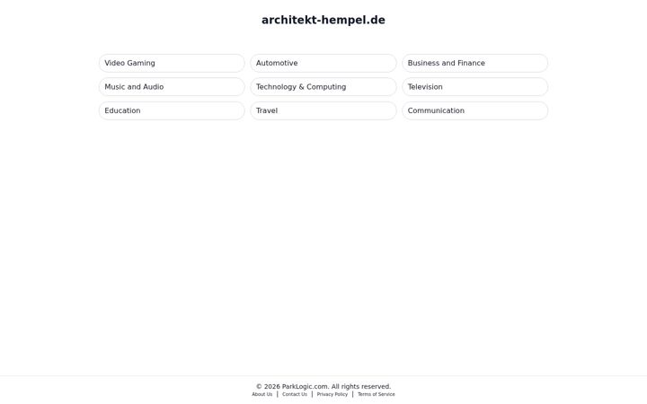 Skjermbilde av architekt-hempel.de