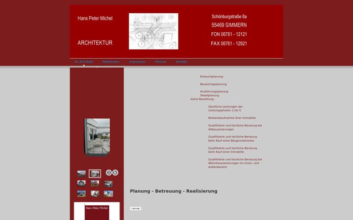 Skjermbilde av architekt-hp-michel.de