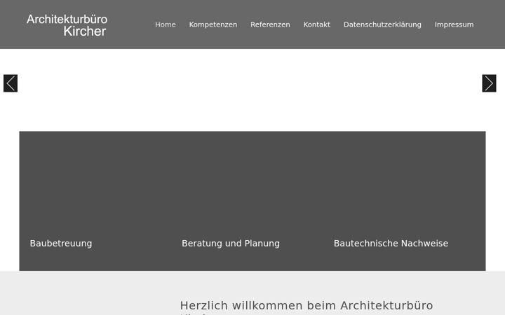 Skjámynd af architekt-kircher.de