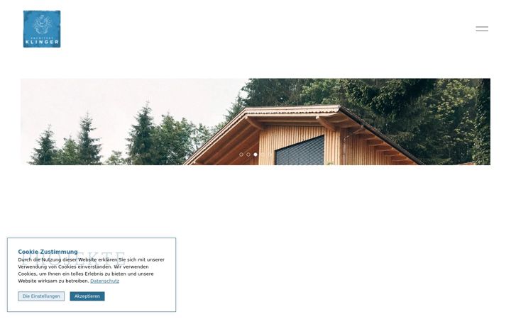 Screenshot of architekt-klinger.at