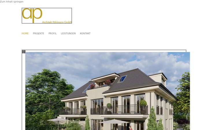 Snimka zaslona za architekt-poehlmann-gmbh.de