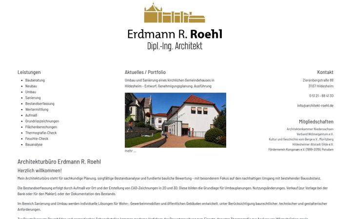 Ekrano kopija architekt-roehl.de