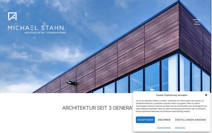 Ekrano kopija architekt-stahn.de