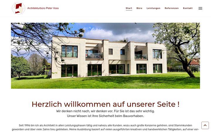Screenshot of architekt-voss.eu