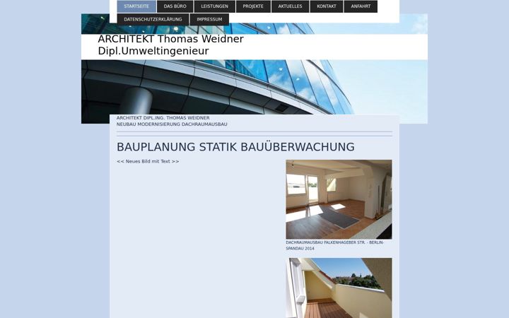 Ekrano kopija architekt-weidner.de