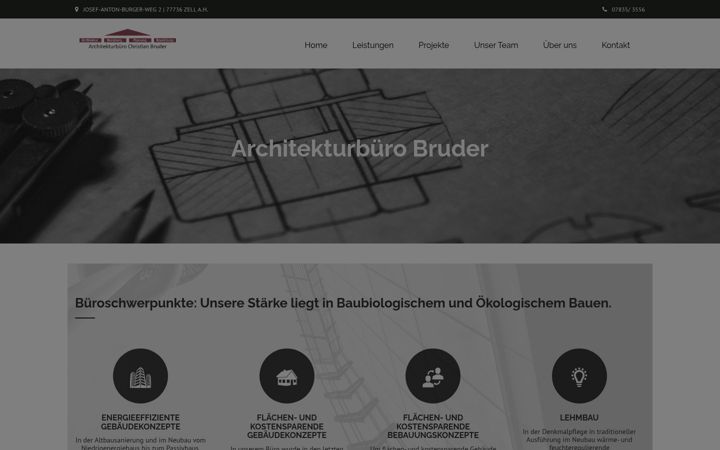 Captura de pantalla de architektbruder.de