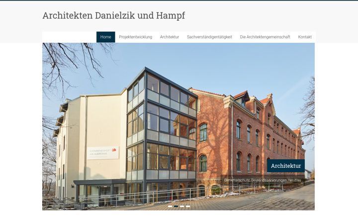 Screenshot of architekten-dh.eu