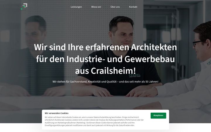 Captura de pantalla de architekten-fessel.de
