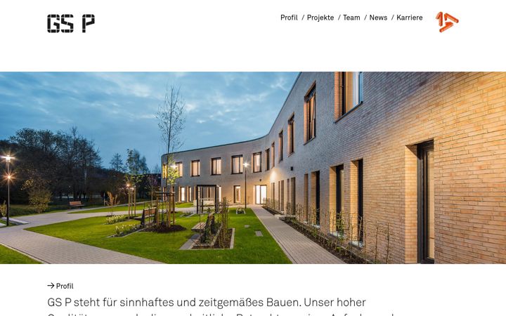 Ekraanipilt saidist architekten-gsp.de