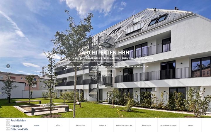 Snimka zaslona za architekten-hbh.de
