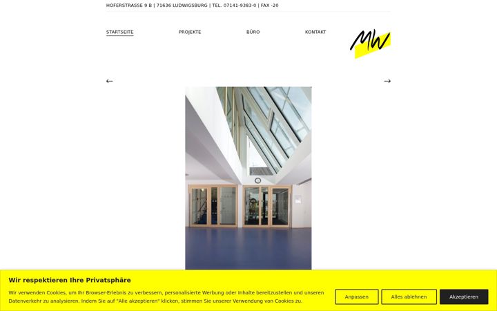Snimka zaslona za architekten-mw.de