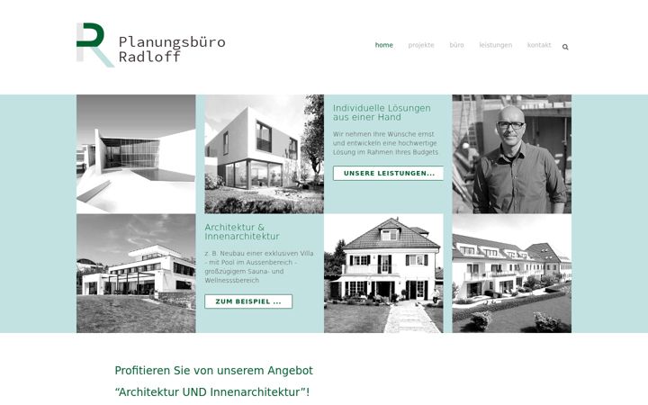 Snimka zaslona za architekten-radloff.de