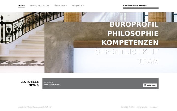 Ekrano kopija architekten-theiss.de