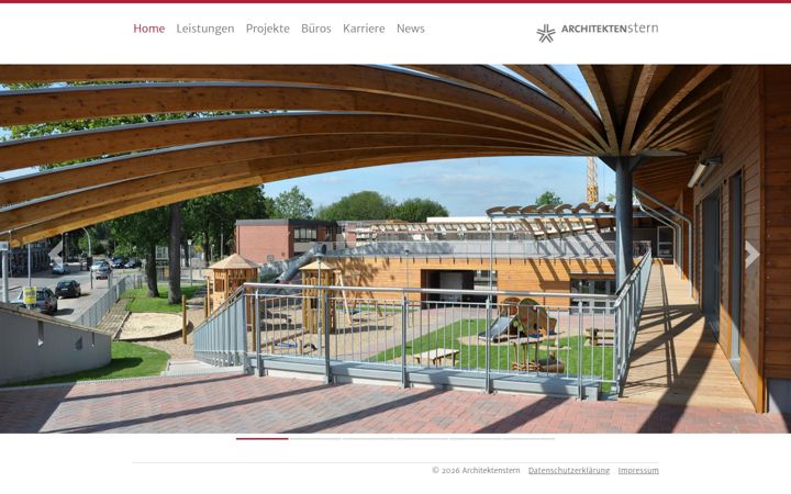 Captura de pantalla de architektenstern.de