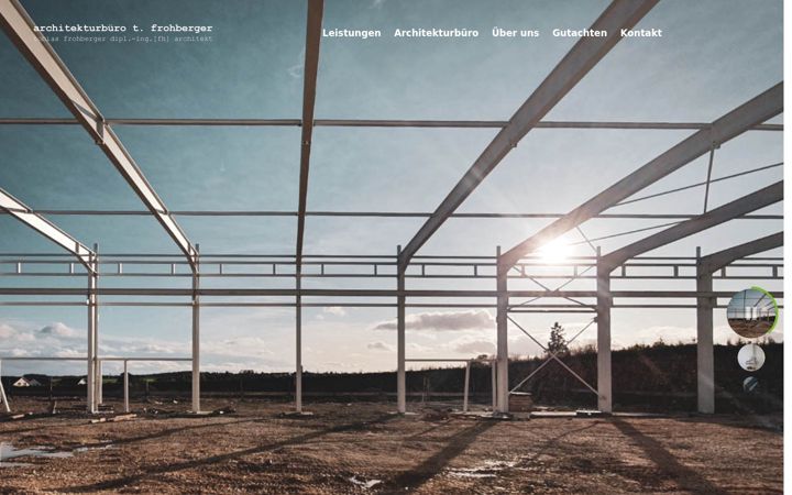 Ekrano kopija architektfrohberger.de