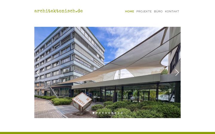 Screenshot of architektonisch.de