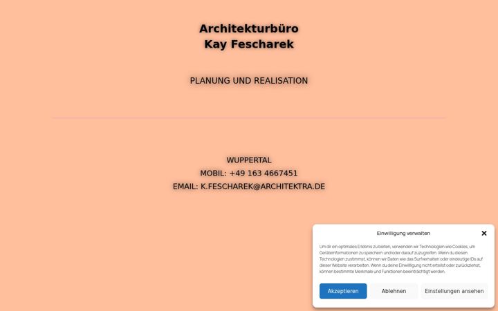 Screenshot of architektra.de