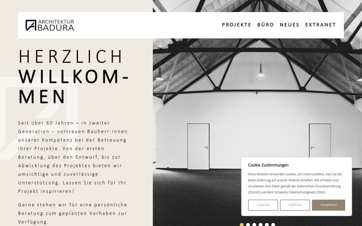 Ekraanipilt saidist architektur-badura.de