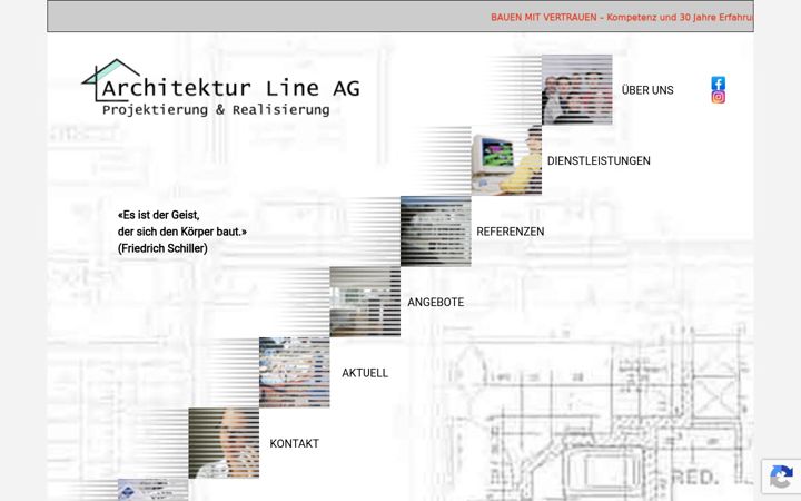 Screenshot of architektur-line.ch