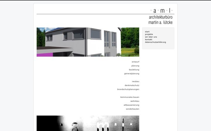 Ekrano kopija architektur-luetcke.de