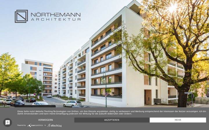Ekrano kopija architektur-noerthemann.de