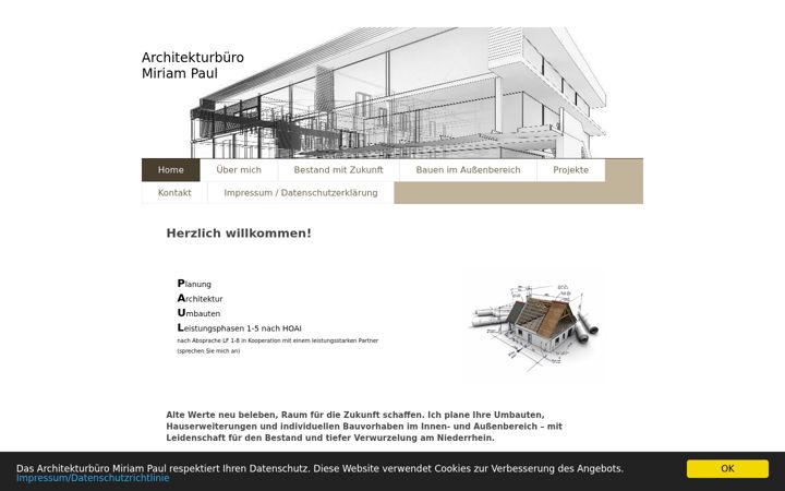 Ekrano kopija architektur-paul.de