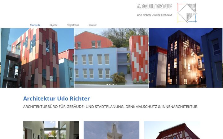 Screenshot of architektur-richter.de