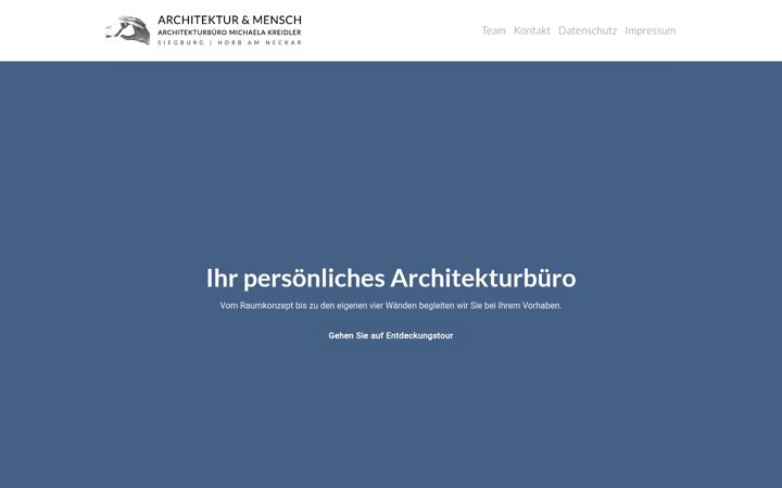 Screenshot of architektur-und-mensch.de