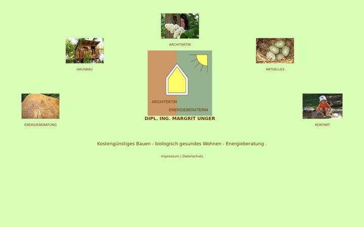 Screenshot of architektur-unger.de