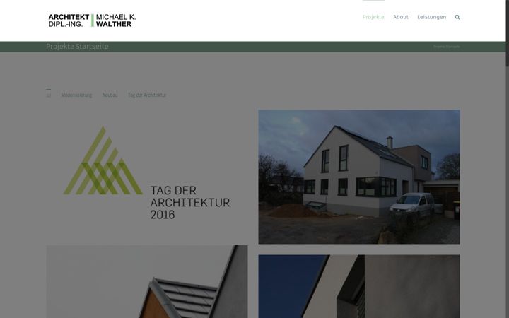 Screenshot of architektur-walther.de