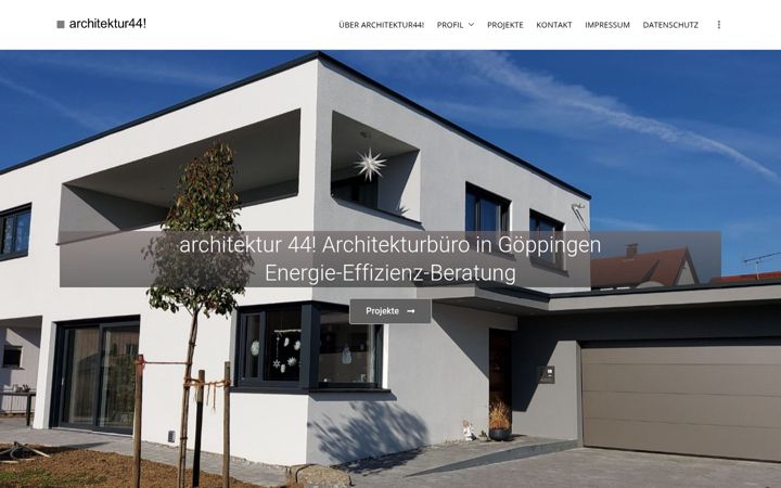 Screenshot of architektur44.de