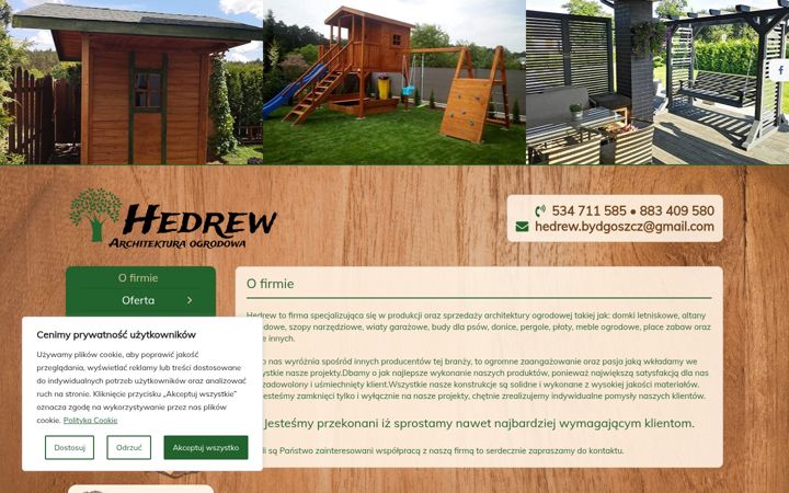 Screenshot of architektura-hedrew.pl
