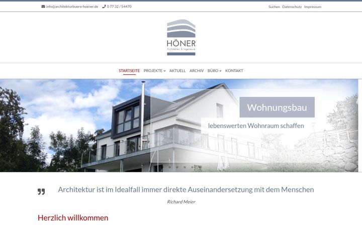 Képernyőkép: architekturbuero-hoener.de