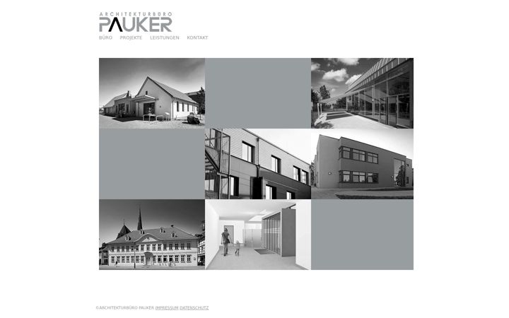 Captură de ecran a architekturbuero-pauker.de