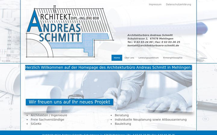 Screenshot ta' architekturbuero-schmitt.de