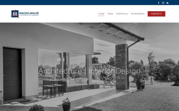 Screenshot του architetti-magnimauri.it