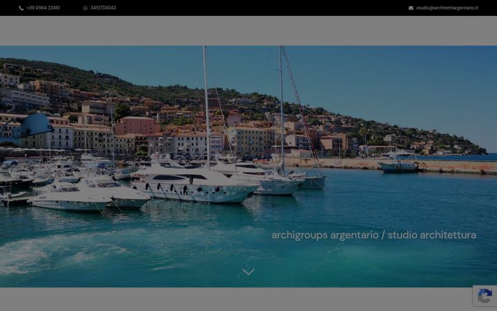 Screenshot of architettiargentario.it