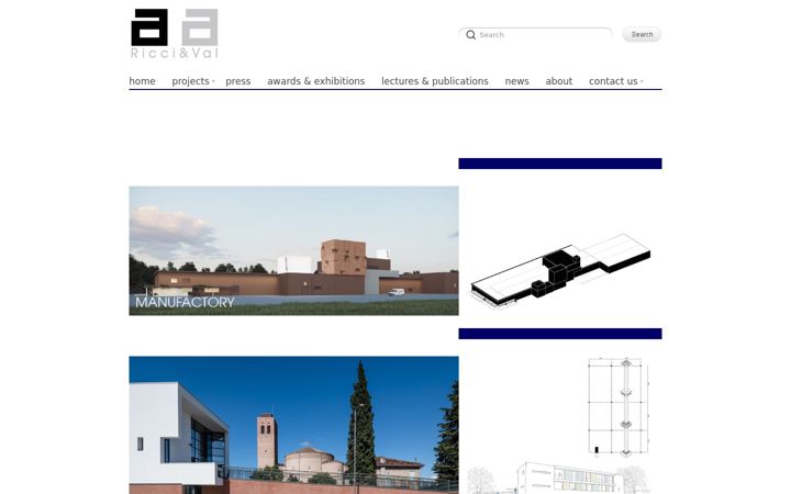 Screenshot του architettiriccival.com