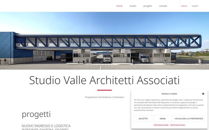 Screenshot of architettivalle.net