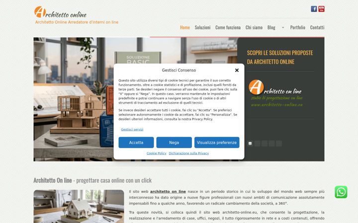 Captura de pantalla de architetto-online.eu