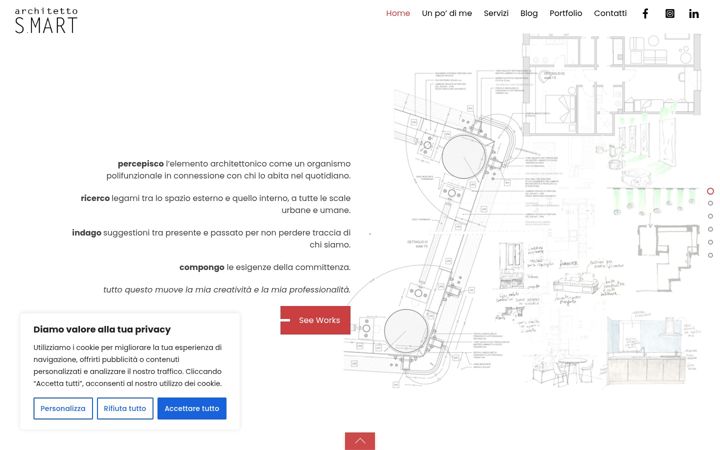 Screenshot of architetto-smart.it
