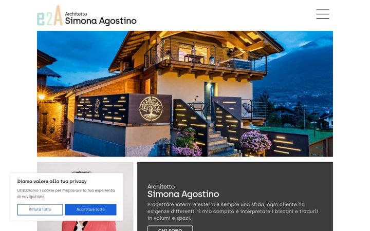 Captura de pantalla de architettoagostino.it