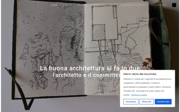 Screenshot του architettocorte.com