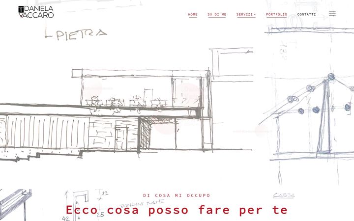Skärmbild av architettodanielavaccaro.it