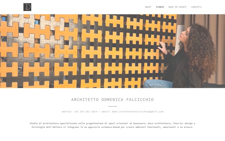 Screenshot of architettofalcicchio.it