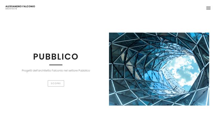 Screenshot of architettofalconio.it