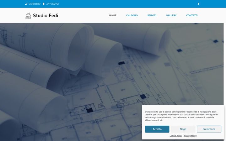 Screenshot του architettofedi.com